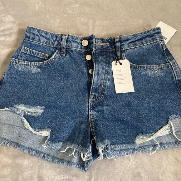 FOREVER 21 JEAN SHORTS - Picture 1 of 4